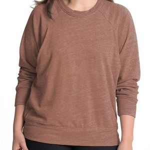 Bun maternity relax nursing maternity pullover Lg 10/12 desert rose